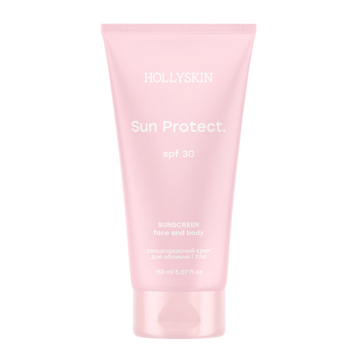 Сонцезахисний крем для обличчя і тіла HOLLYSKIN Sun Protect SPF 30 150ml