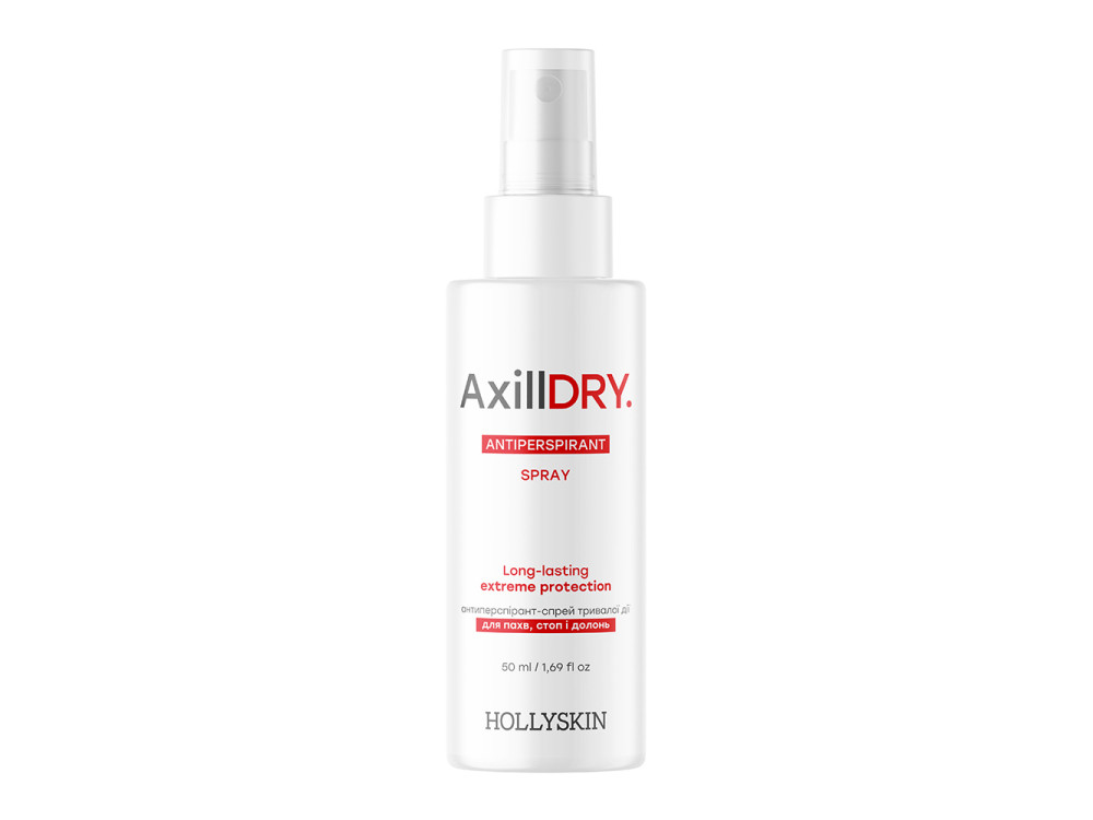 Антиперспірант-спрей тривалої дії HOLLYSKIN Axilldry 50ml