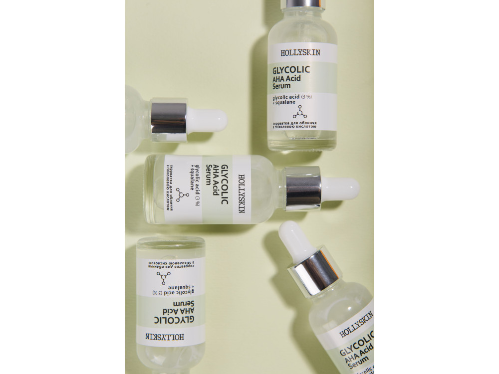 Сироватка для обличчя HOLLYSKIN Glycolic AHA Acid  Serum 30 ml