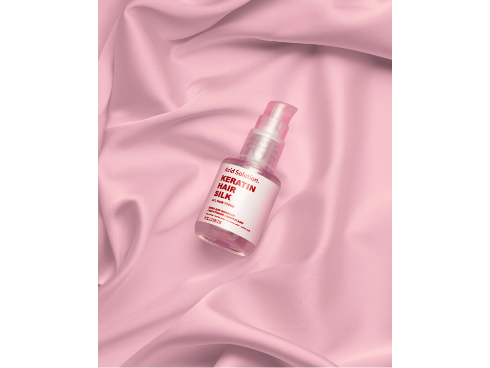 Шовк для волосся з кератином і кислотами HOLLYSKIN Acid Solution 30 ml