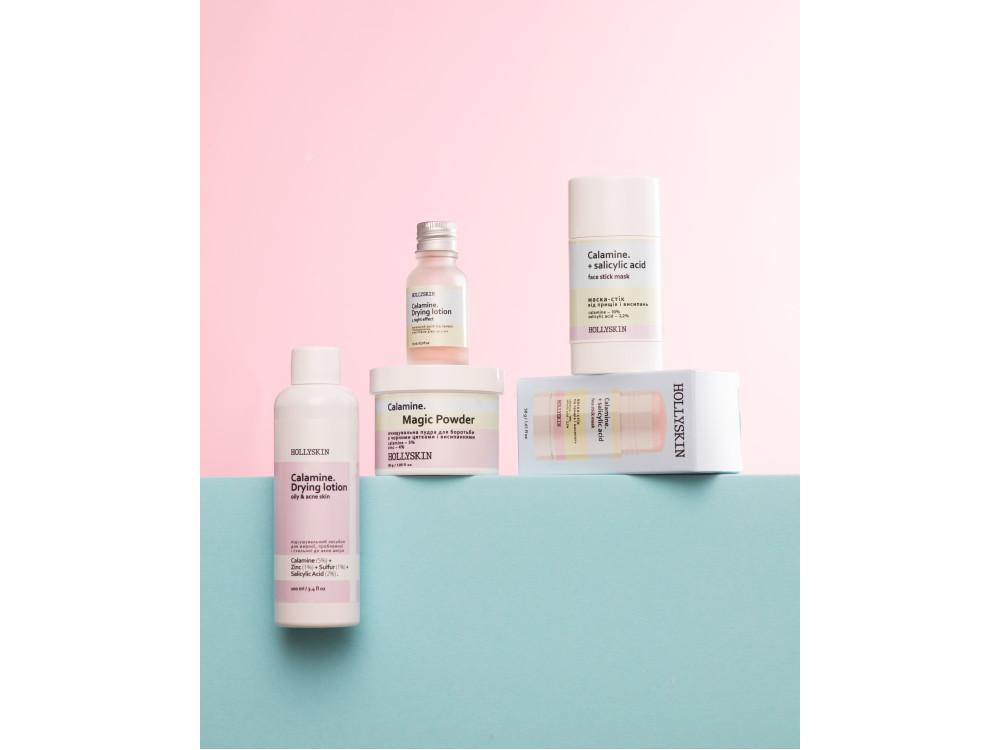 Маска для тіла і обличчя HOLLYSKIN Calamine. Body з каламіном, 300 г