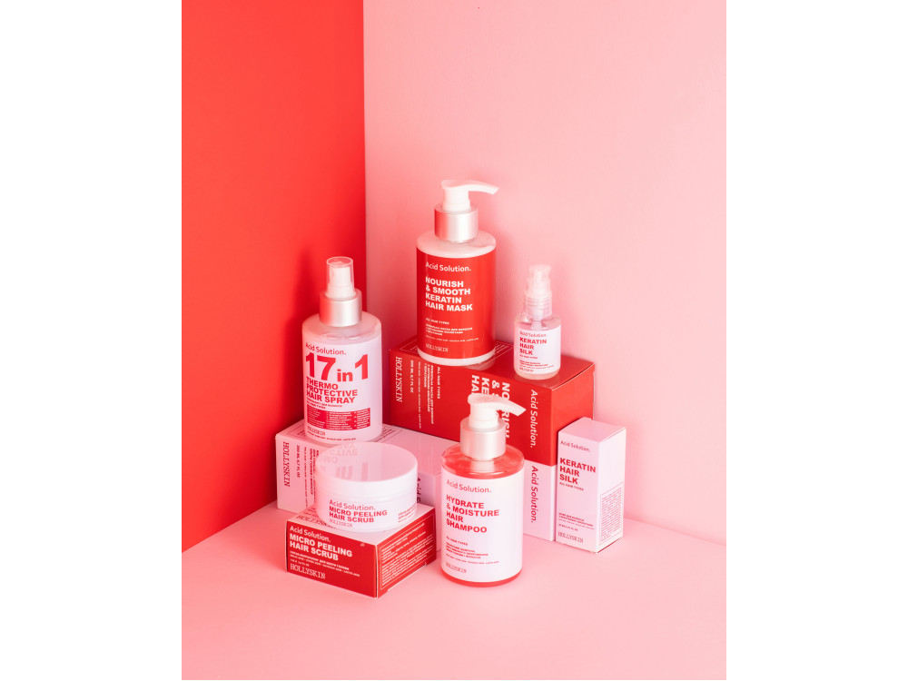 Спрей-термозахист для волосся HOLLYSKIN Acid Solution 200ml