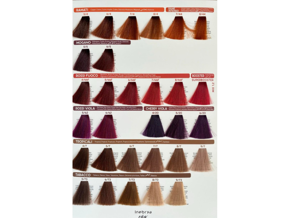 Крем-фарба для волосся Inebrya Color 7/3 русявий золотистий 100 мл