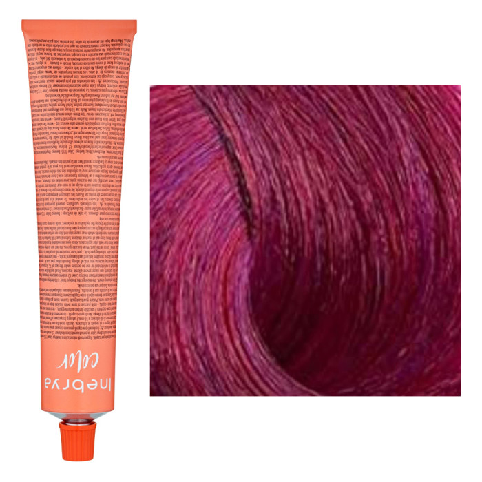 Крем-фарба для волосся аміачна Inebrya Color 6/62 темно-русявий червоно-фiолетовий 100 мл