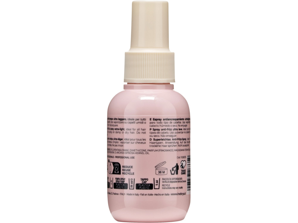 Спрей для волосся з оліями аргана та макадамії Inebrya Argan Age Frizz-Free Spray 100 мл