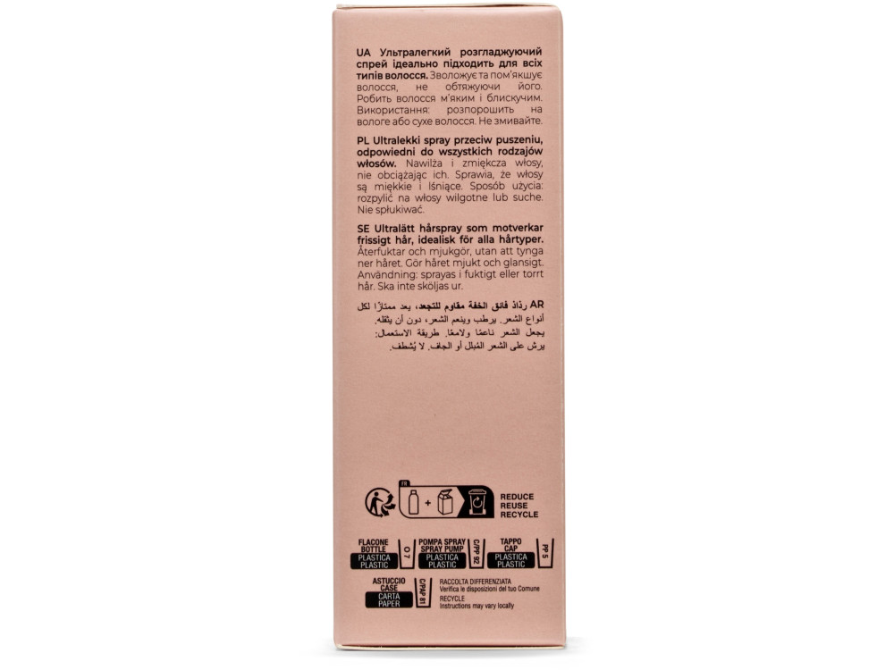 Спрей для волосся з оліями аргана та макадамії Inebrya Argan Age Frizz-Free Spray 100 мл