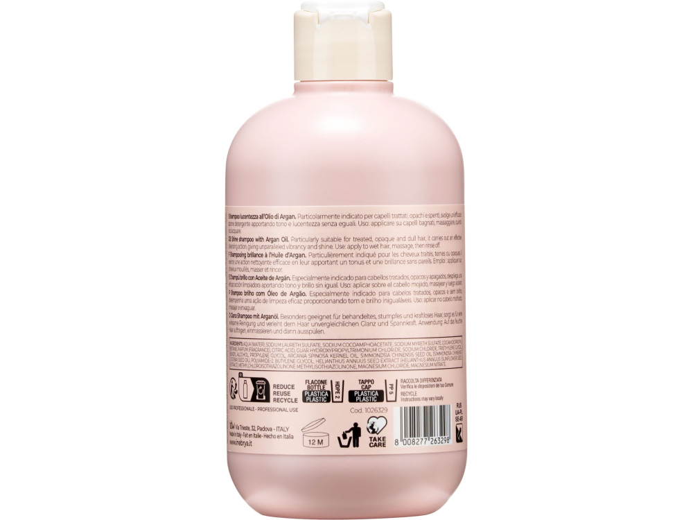 Шампунь з аргановою олією для фарбованого волосся Inebrya Pro-Age Shampoo Argan Oil 300 мл