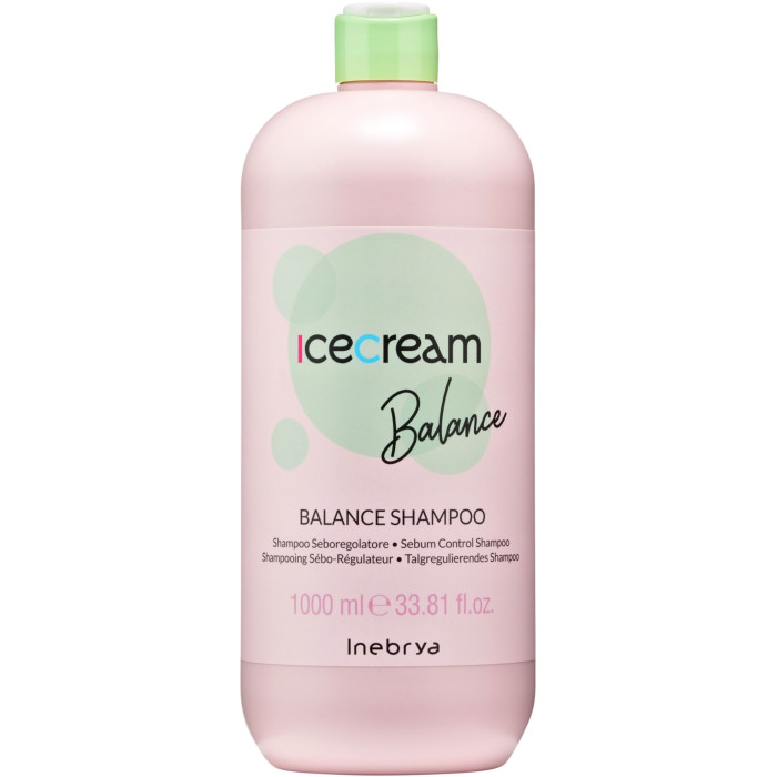Шампунь для жирного волосся Inebrya balance shampoo, 1000 мл