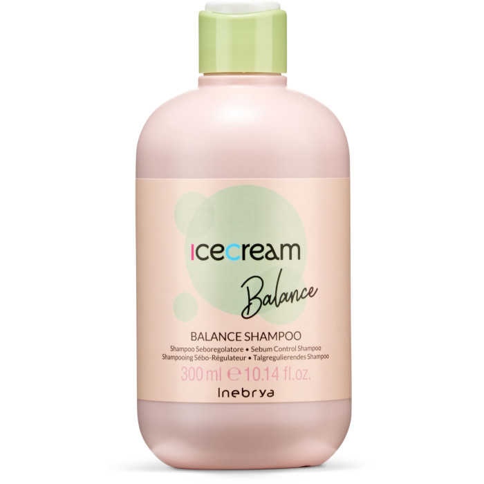Шампунь для жирного волосся Inebrya balance shampoo, 300 мл