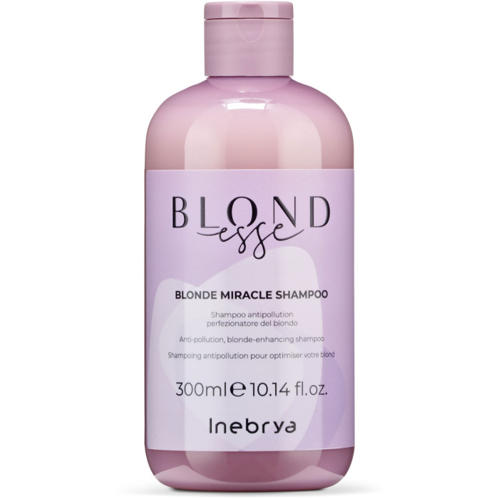 Хелатуючий шампунь для блонду Inebrya blondess blonde miracle shampoo 300 мл