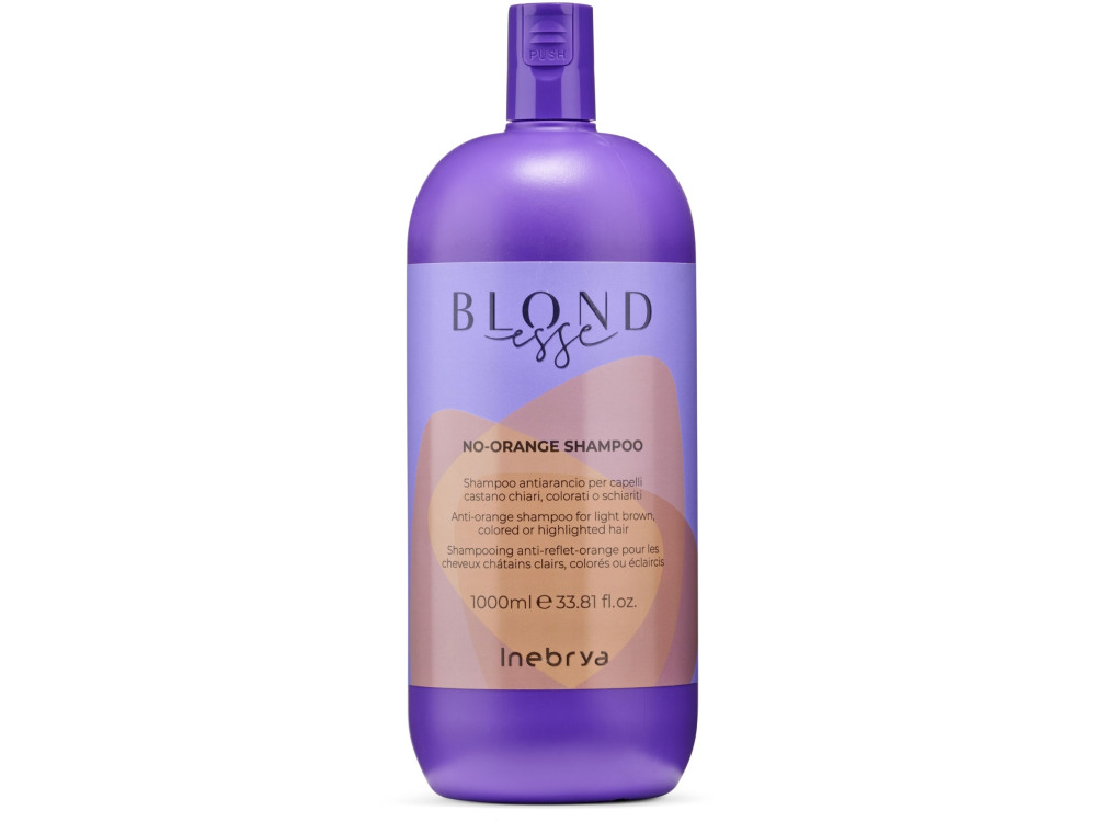 Шампунь для блонду анти оранж Inebrya Blondesse no-orange shampoo 1000 мл