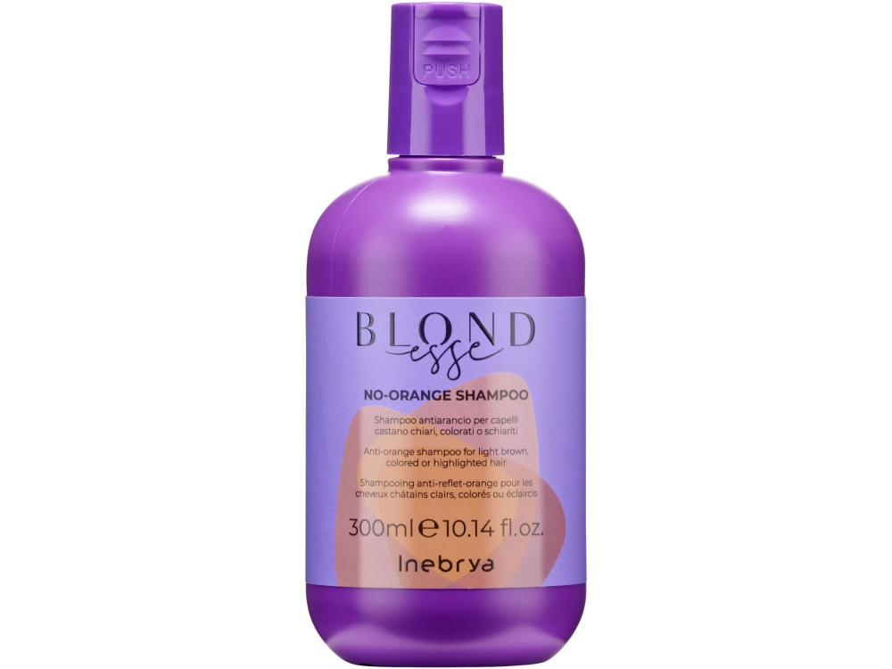 Шампунь для блонду анти оранж Inebrya Blondesse no-orange shampoo 300 мл