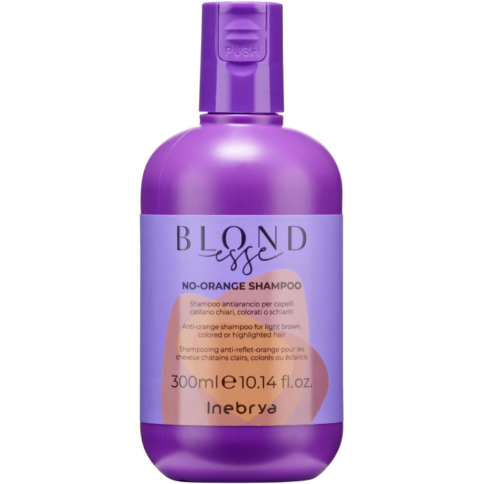 Шампунь для блонду анти оранж Inebrya Blondesse no-orange shampoo 300 мл