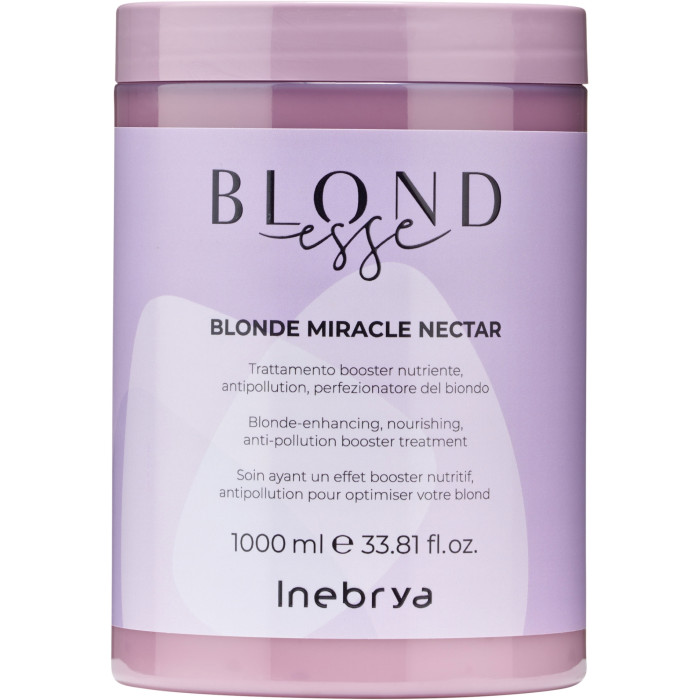 Маска для волосся відтінків блонд Inebrya blondesse blonde miracle nectar 1000 мл
