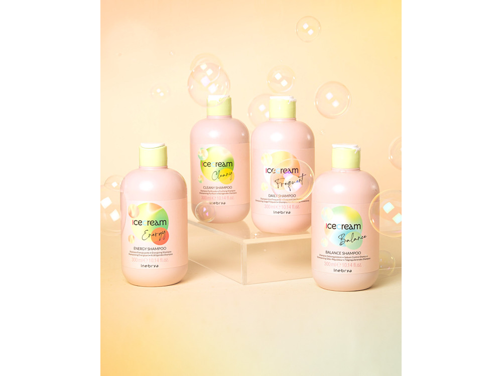 Шампунь проти лупи, для проблемної та чутливої шкіри голови Inebrya ice cream cleany shampoo 300 мл