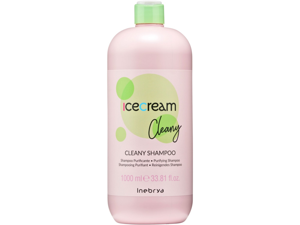 Шампунь проти лупи, для проблемної та чутливої шкіри голови Inebrya ice cream cleany shampoo 1000 мл