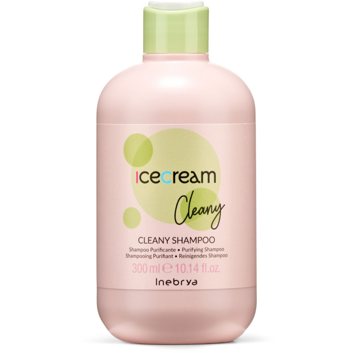 Шампунь проти лупи, для проблемної та чутливої шкіри голови Inebrya Ice Cream Cleany Shampoo, 300 мл