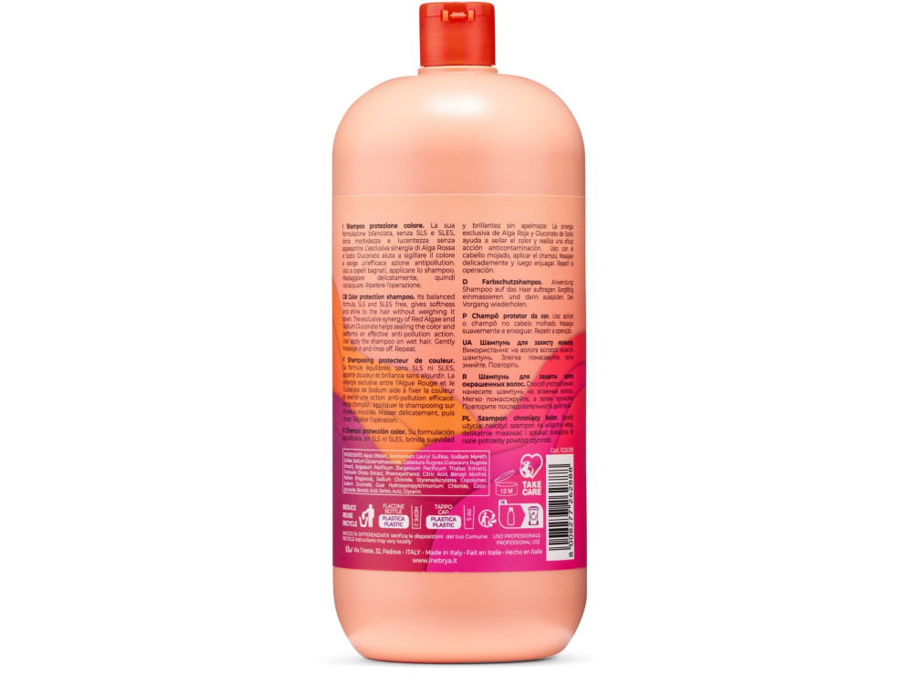 Шампунь для захисту кольору фарбованого волосся Inebrya color perfect shampoo 1000 мл