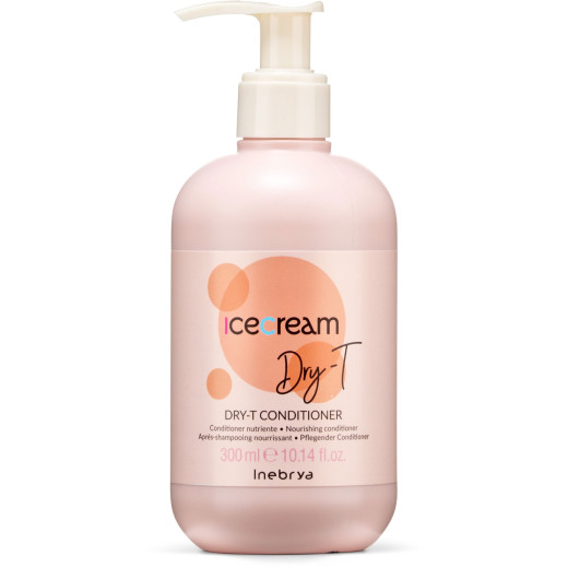 Кондиціонер для сухого, кучерявого та фарбованого волосся Inebrya dry-t conditioner 300 мл