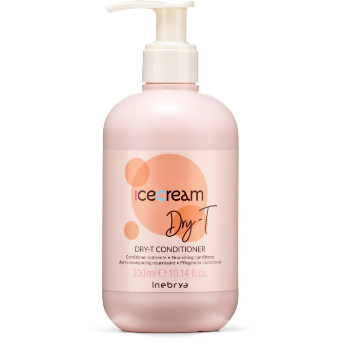 Кондиціонер для сухого, кучерявого та фарбованого волосся Inebrya dry-t conditioner 300 мл