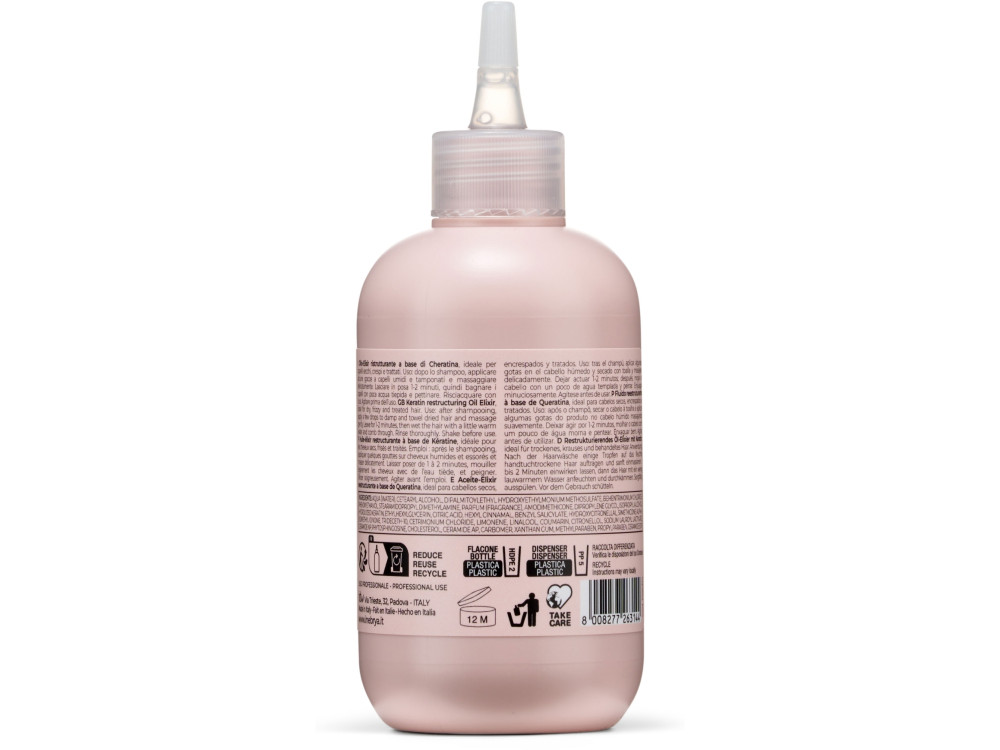Еліксир для волосся з кератином Inebrya keratin oil elixir 200 мл