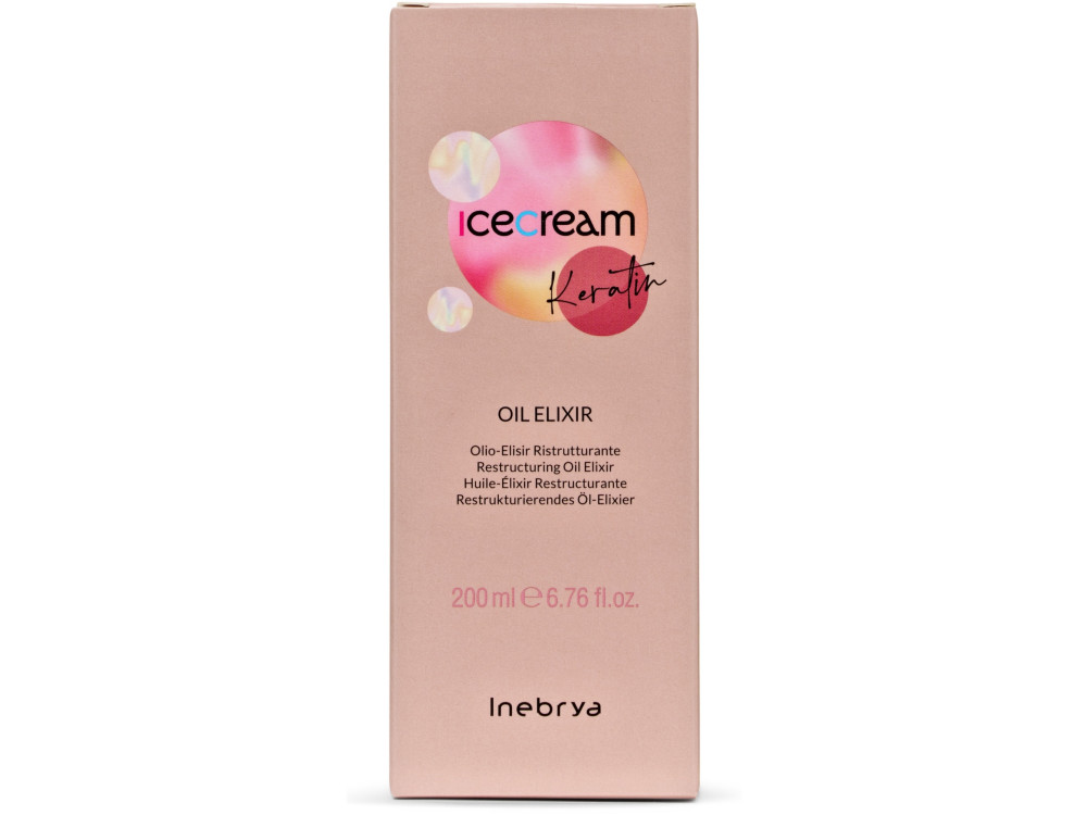 Еліксир для волосся з кератином Inebrya keratin oil elixir 200 мл