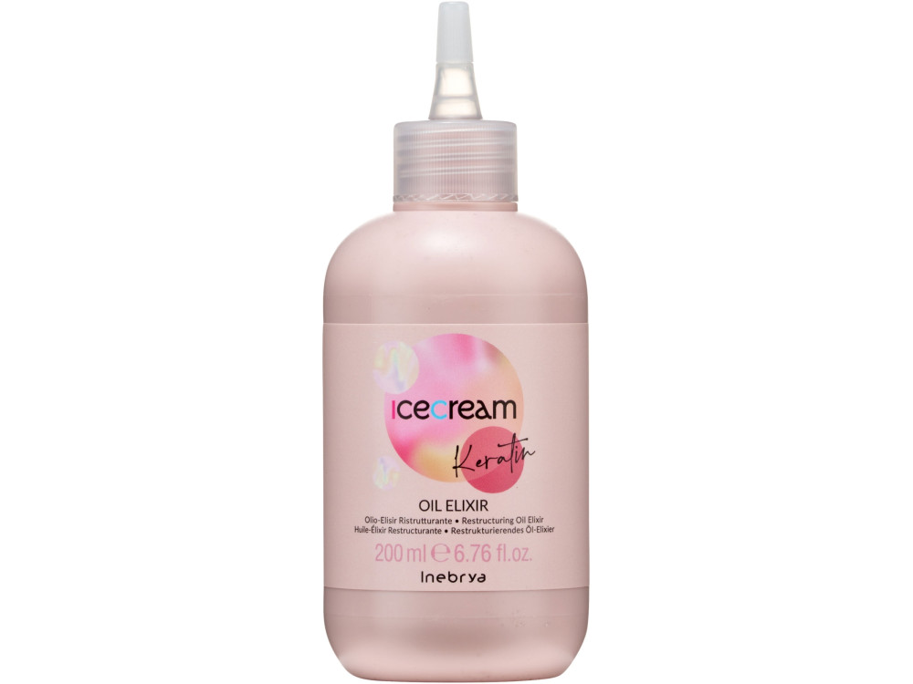 Еліксир для волосся з кератином Inebrya keratin oil elixir 200 мл