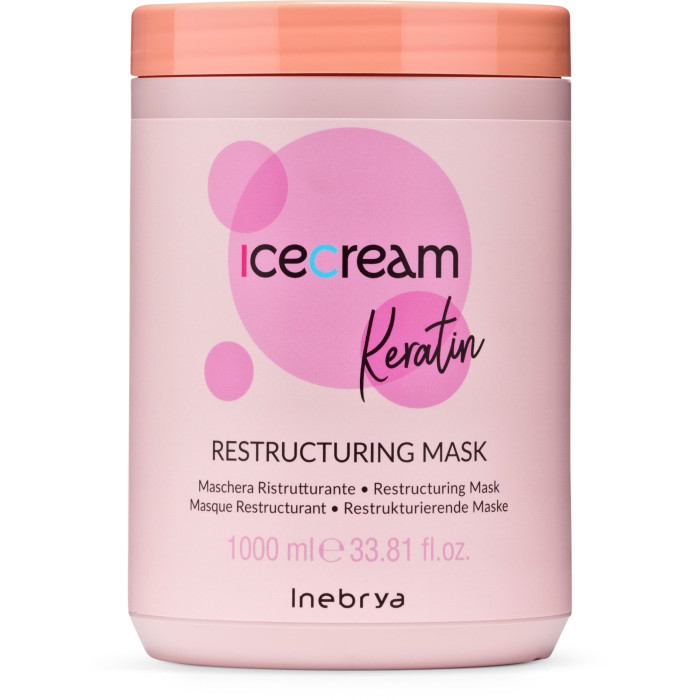 Маска відновлююча з кератином Inebrya Keratin restructuring mask with keratin 1000 мл