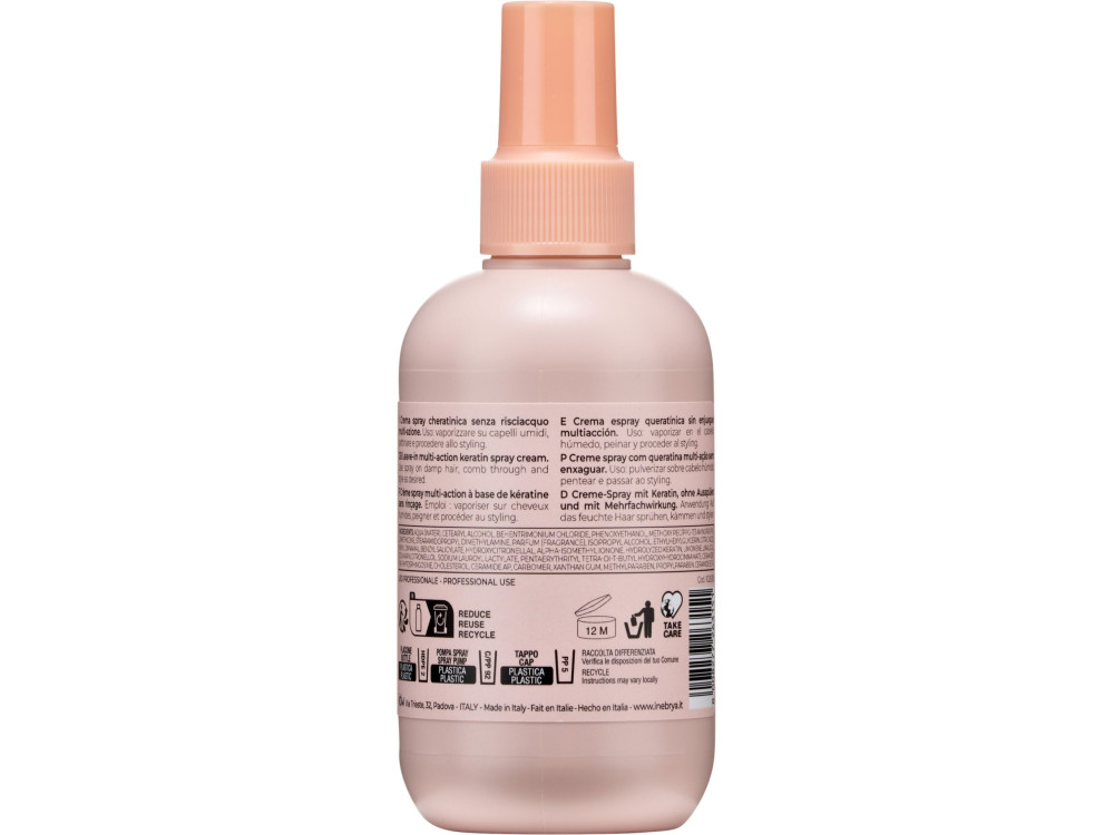 Спрей з кератином багатофункціональний Inebrya Keratin one multi-action 200 мл