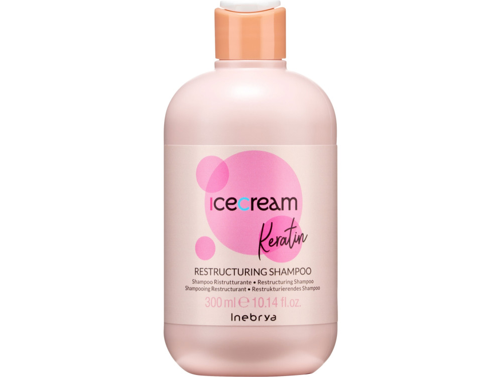 Шампунь відновлюючий з кератином Inebrya Keratin restructuring shampoo with keratin 300 мл