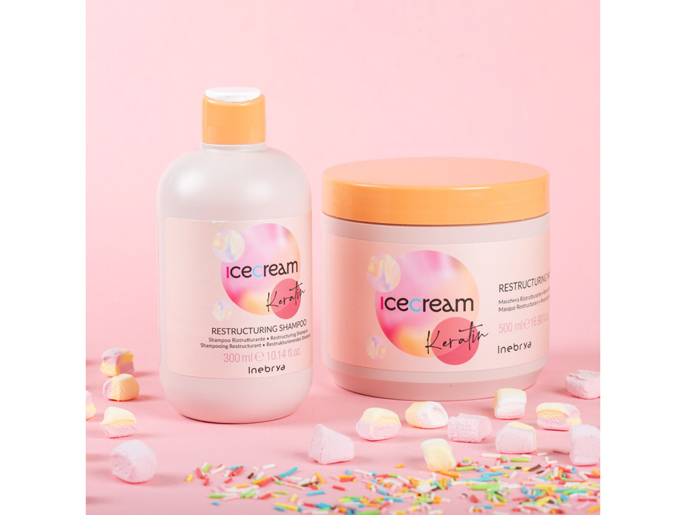 Маска відновлююча з кератином Inebrya Keratin restructuring mask with keratin 1000 мл