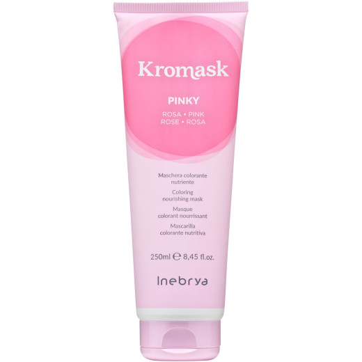 Маска для волосся тонувальна рожева Inebrya Kromask color mask PINKY 250 мл