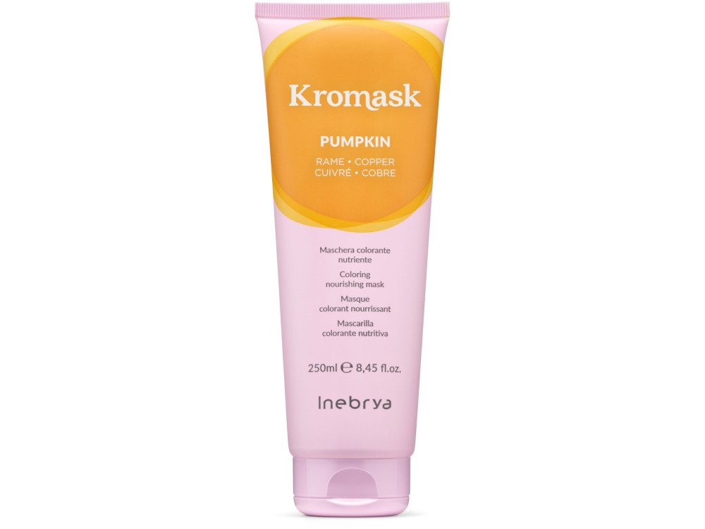 Маска для волосся тонувальна мідна Inebrya Kromask color mask PUMPKIN 250 мл