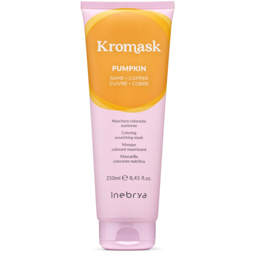 Маска для волосся тонувальна мідна Inebrya Kromask color mask PUMPKIN 250 мл