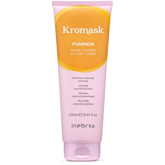 Маска для волосся тонувальна мідна Inebrya Kromask color mask PUMPKIN 250 мл