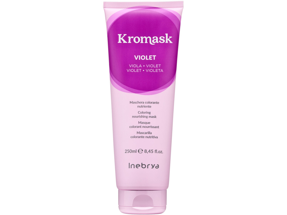 Маска для волосся тонувальна фіолетова Inebrya Kromask VIOLET 250 мл 