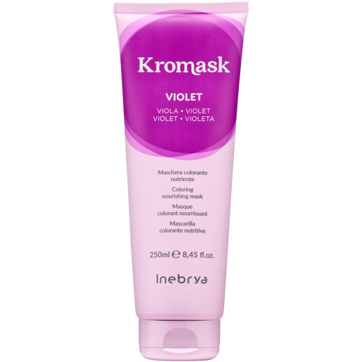 Маска для волосся тонувальна фіолетова Inebrya Kromask VIOLET 250 мл 