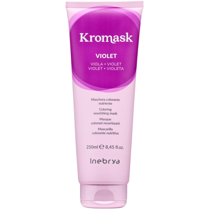 Маска для волосся тонувальна фіолетова Inebrya Kromask VIOLET 250 мл 
