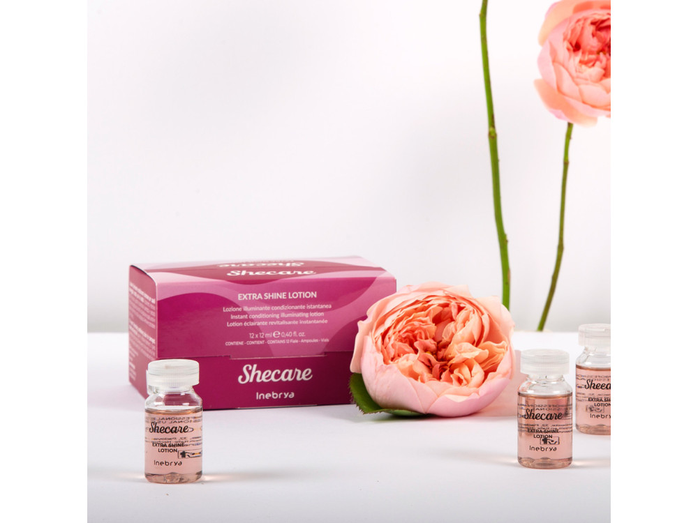 Лосьйон для сяйва волосся Inebrya She Care Extra Shine Lotion 12мл*12шт