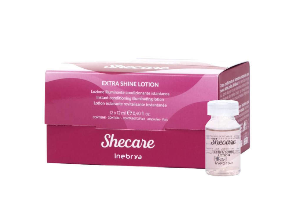 Лосьйон для сяйва волосся Inebrya She Care Extra Shine Lotion 12мл*12шт