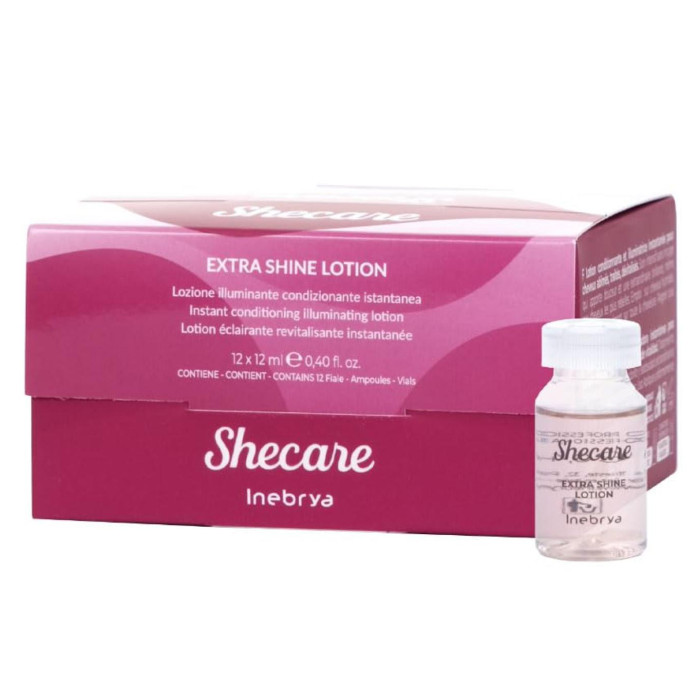 Лосьйон для сяйва волосся Inebrya She Care Extra Shine Lotion 12мл*12шт
