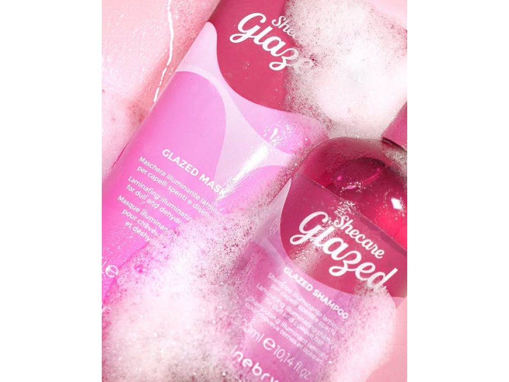 Маска для блиску волосся з ефектом глазурування Inebrya Shecare Glazed Mask 250 мл