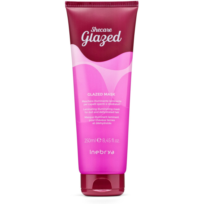 Маска для блиску волосся з ефектом глазурування Inebrya Shecare Glazed Mask 250 мл