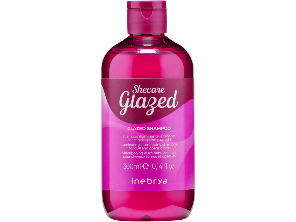 Шампунь для блиску волосся з ефектом глазурування Inebrya Shecare Glazed Shampoo 300 мл