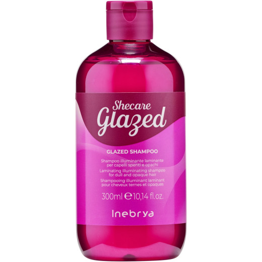 Шампунь для блиску волосся з ефектом глазурування Inebrya Shecare Glazed Shampoo 300 мл