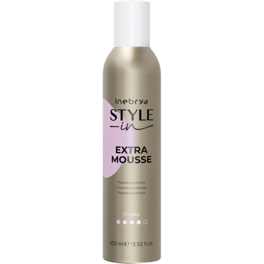 Мус для волосся екстрасильної фіксації Inebrya Style-In Extra Strong Mousse, 400 мл