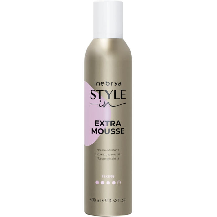 Мус для волосся екстрасильної фіксації Inebrya Style-In Extra Strong Mousse, 400 мл