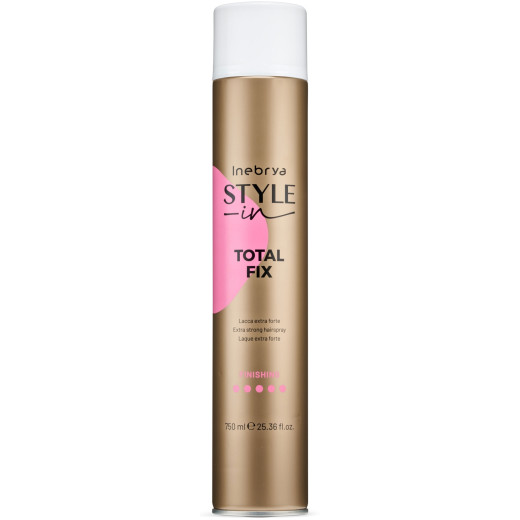 Лак для волосся екстра-сильної фіксації Inebrya Style-In Extra Strong Hair Spray, 750 мл
