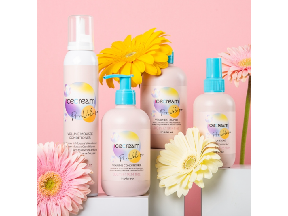 Кондиціонер для тонкого волосся Inebrya Volume ice cream conditioner 300 мл