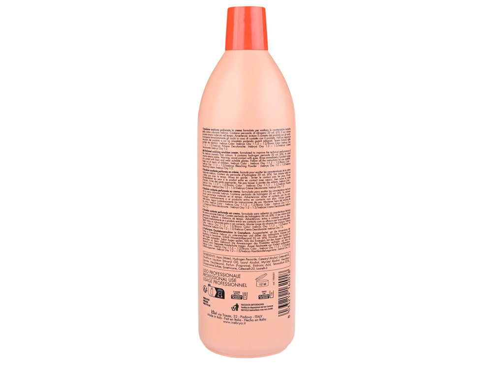 Парфумована окислювальна емульсія Inebrya Color Oxidizing Perfumed Emulsion Cream 20 vol 6% 1000 мл